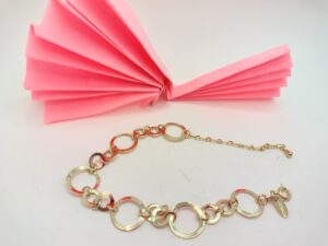 Pulseira com Elos Achatados
