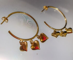Argola Love Heart
